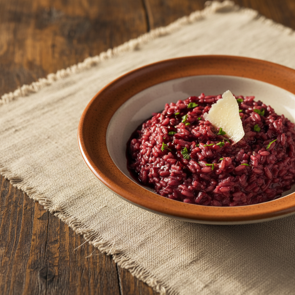 Ảnh món Risotto vang đỏ Barolo