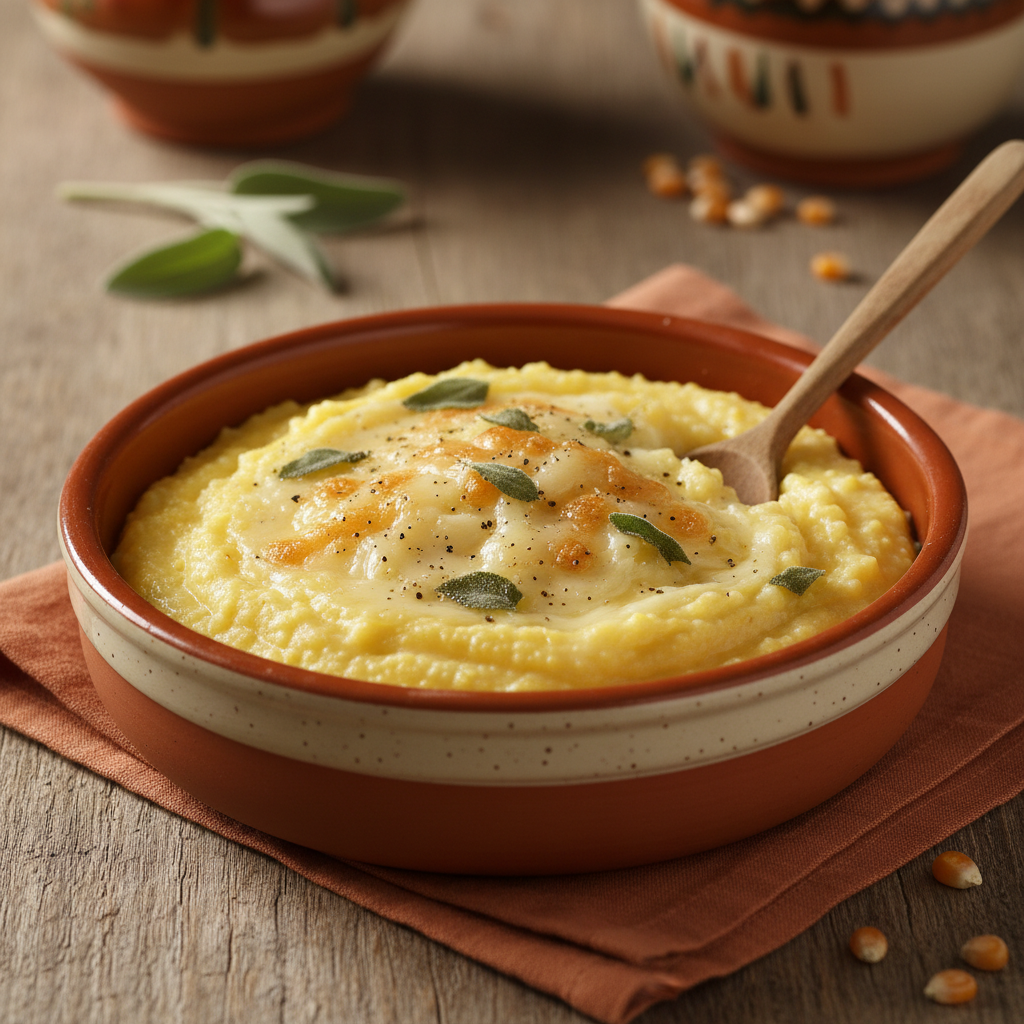 Ảnh món Polenta trộn phô mai Concia