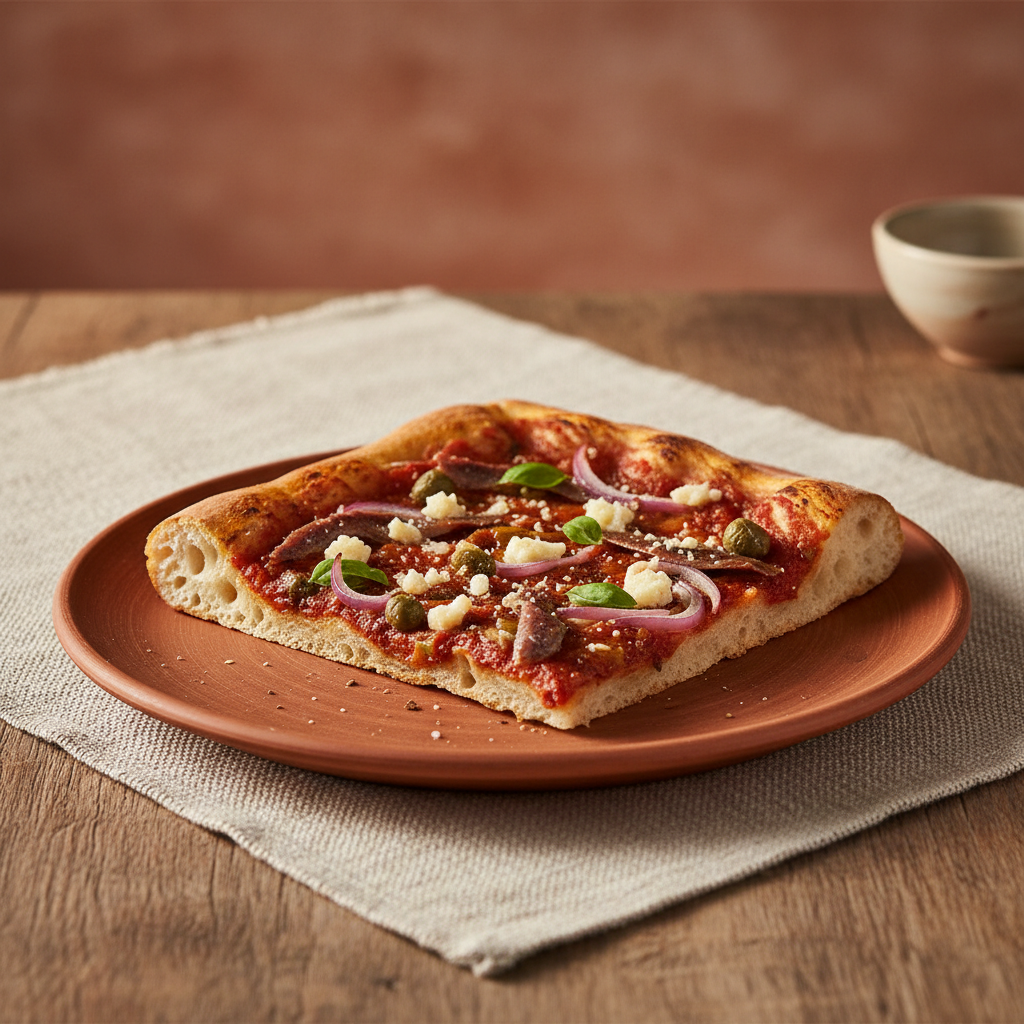 Ảnh món Pizza Sicilia đế dày