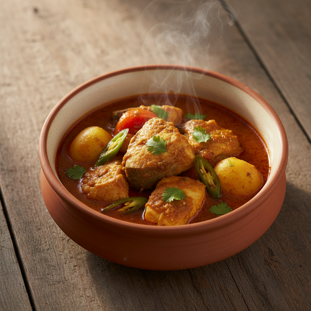 Ảnh món Canh cá cà ri Bengal