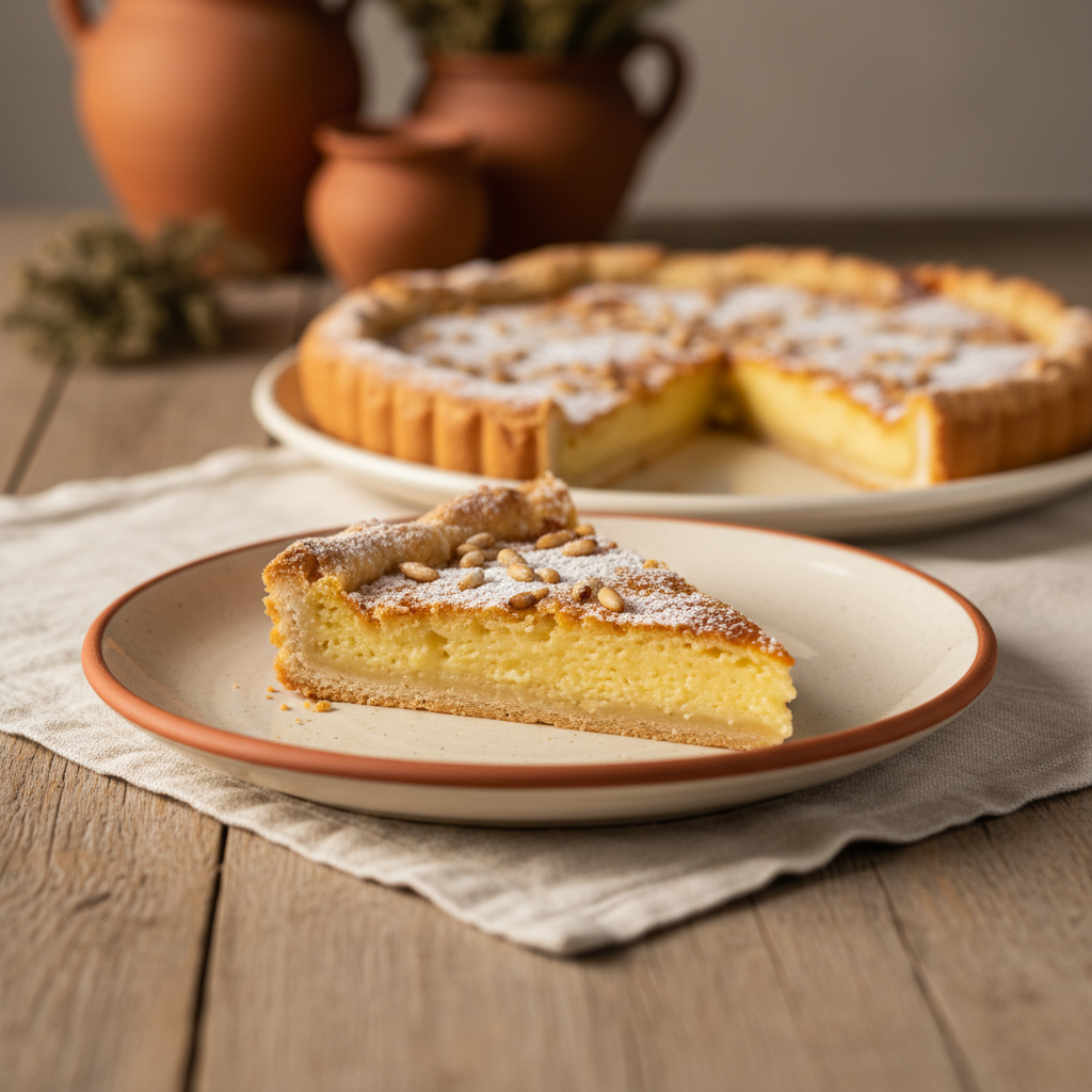 Ảnh món Bánh kem sữa Torta della nonna