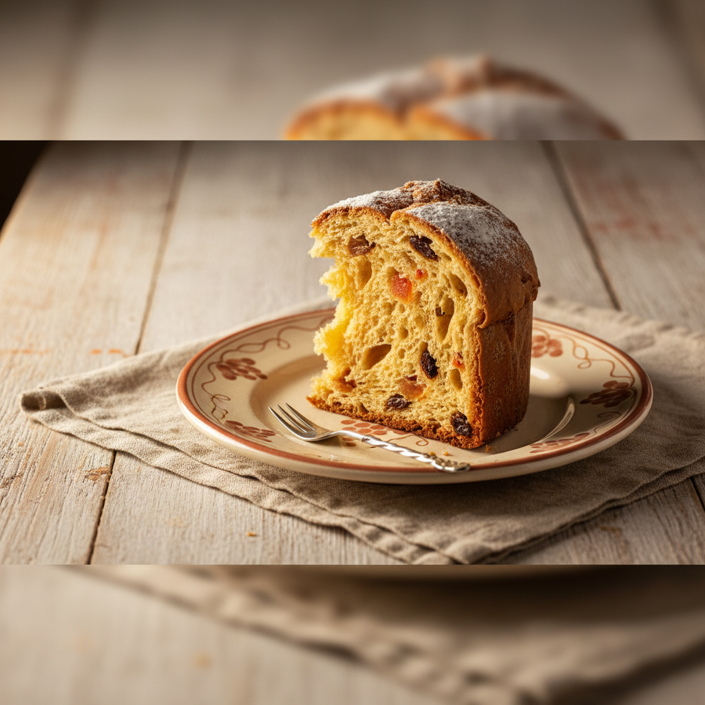 Ảnh món Bánh mì ngọt trái cây Panettone