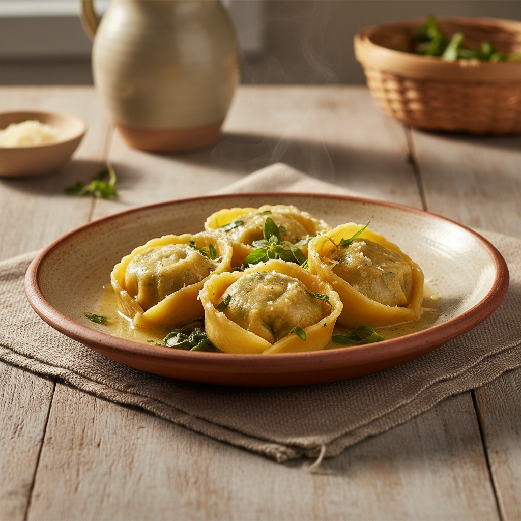 Ảnh món Bánh gối nhân rau cải ricotta Tortelli