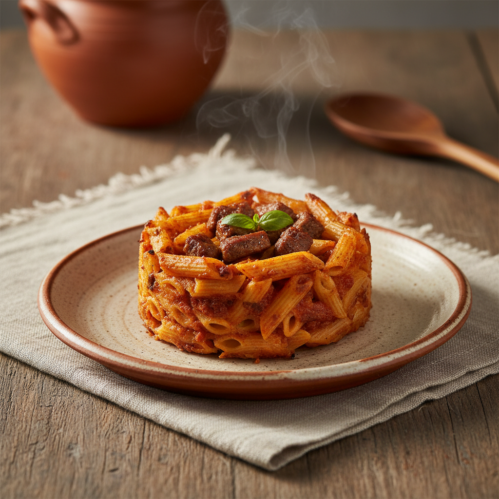 Ảnh món Bánh mì ống nướng khuôn Timballo