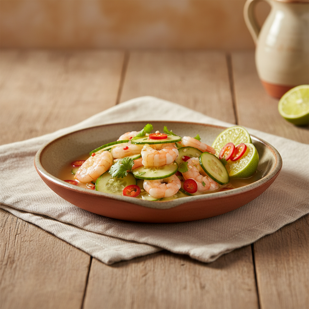 Ảnh món Tôm tái nước ớt chanh Aguachile