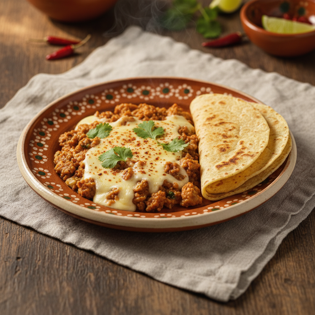 Ảnh món Phô mai chảy xúc xích Choriqueso