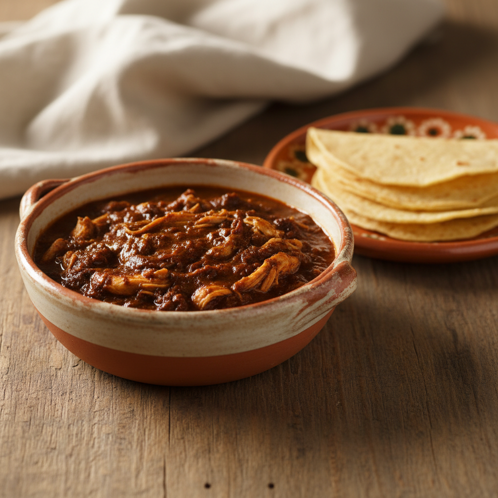Ảnh món Mole Puebla sô cô la Mole poblano