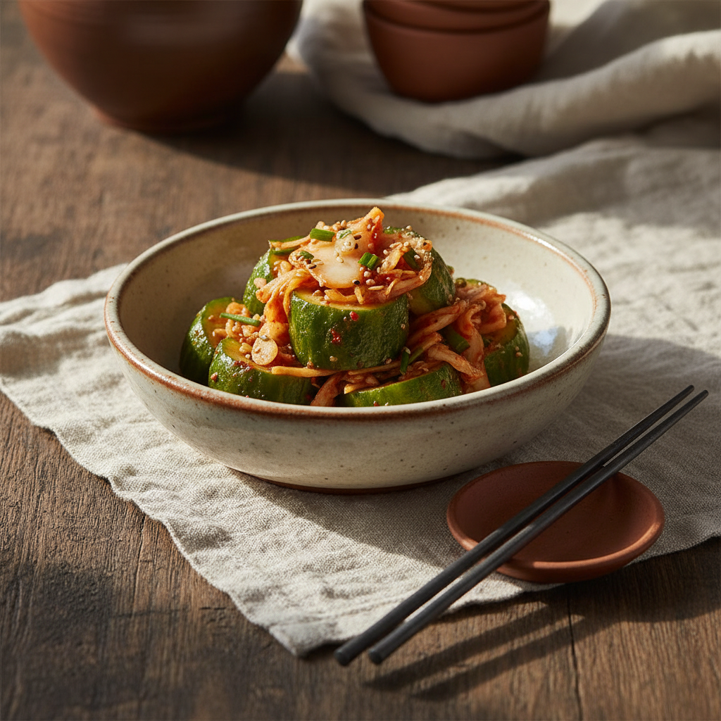 Ảnh món Kimchi dưa chuột nhồi