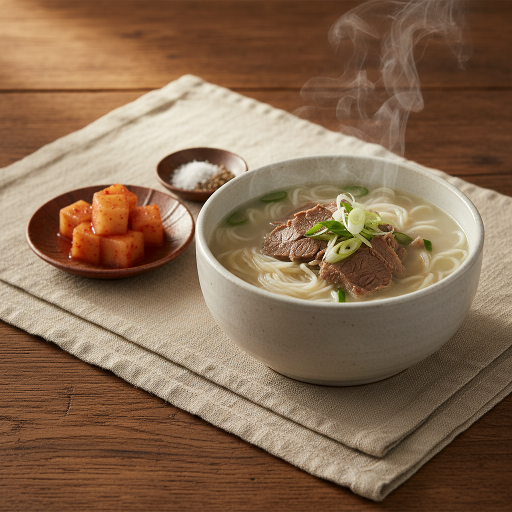 Ảnh món Súp xương bò hầm trắng