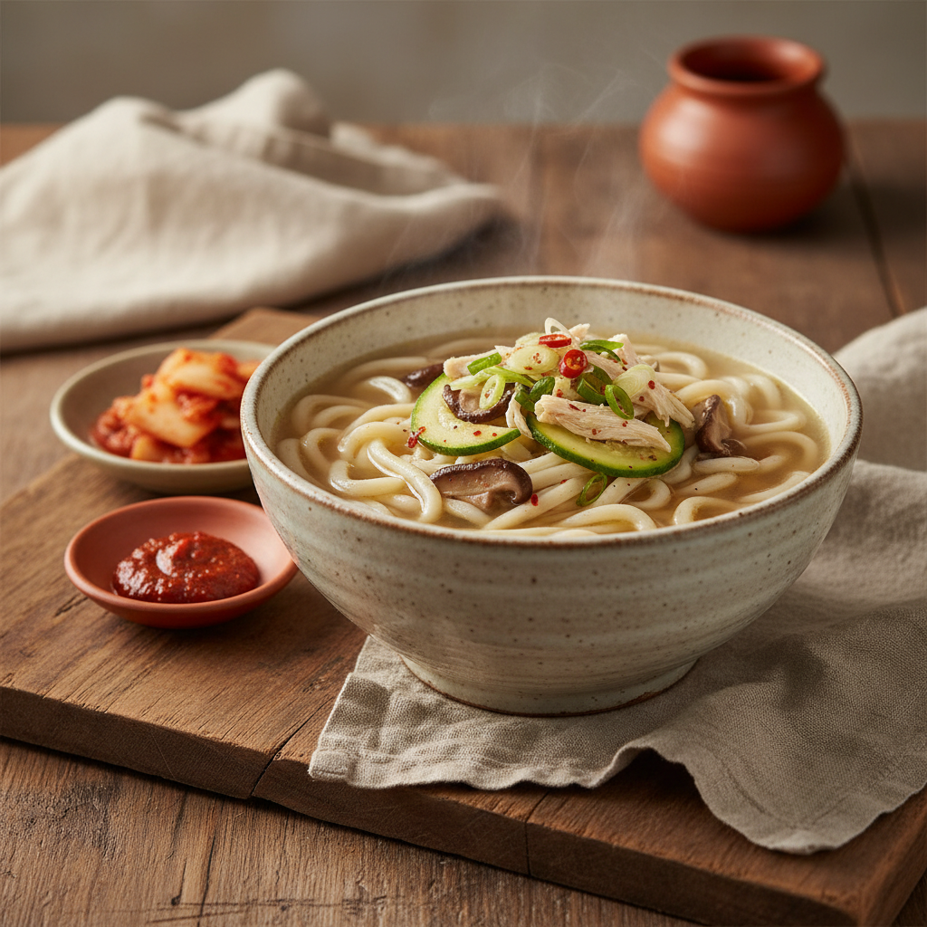 Ảnh món Mì cắt tay nấu nghêu
