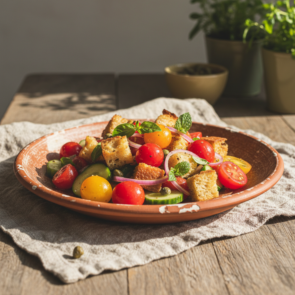 Ảnh món Salad bánh mì cà chua kiểu Tuscany