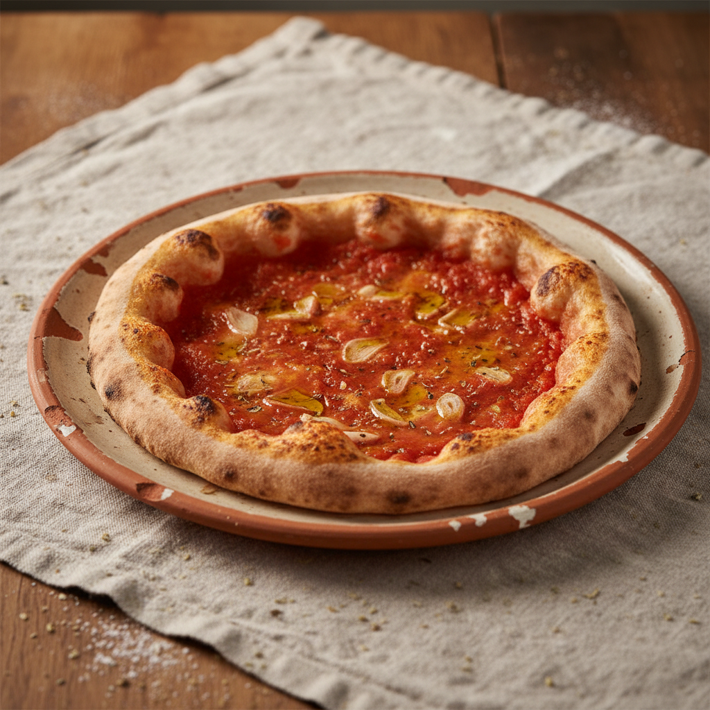Ảnh món Pizza marinara cà chua tỏi