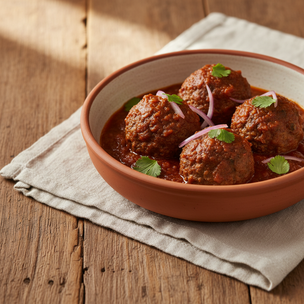 Ảnh món Thịt viên sốt chipotle Albóndigas