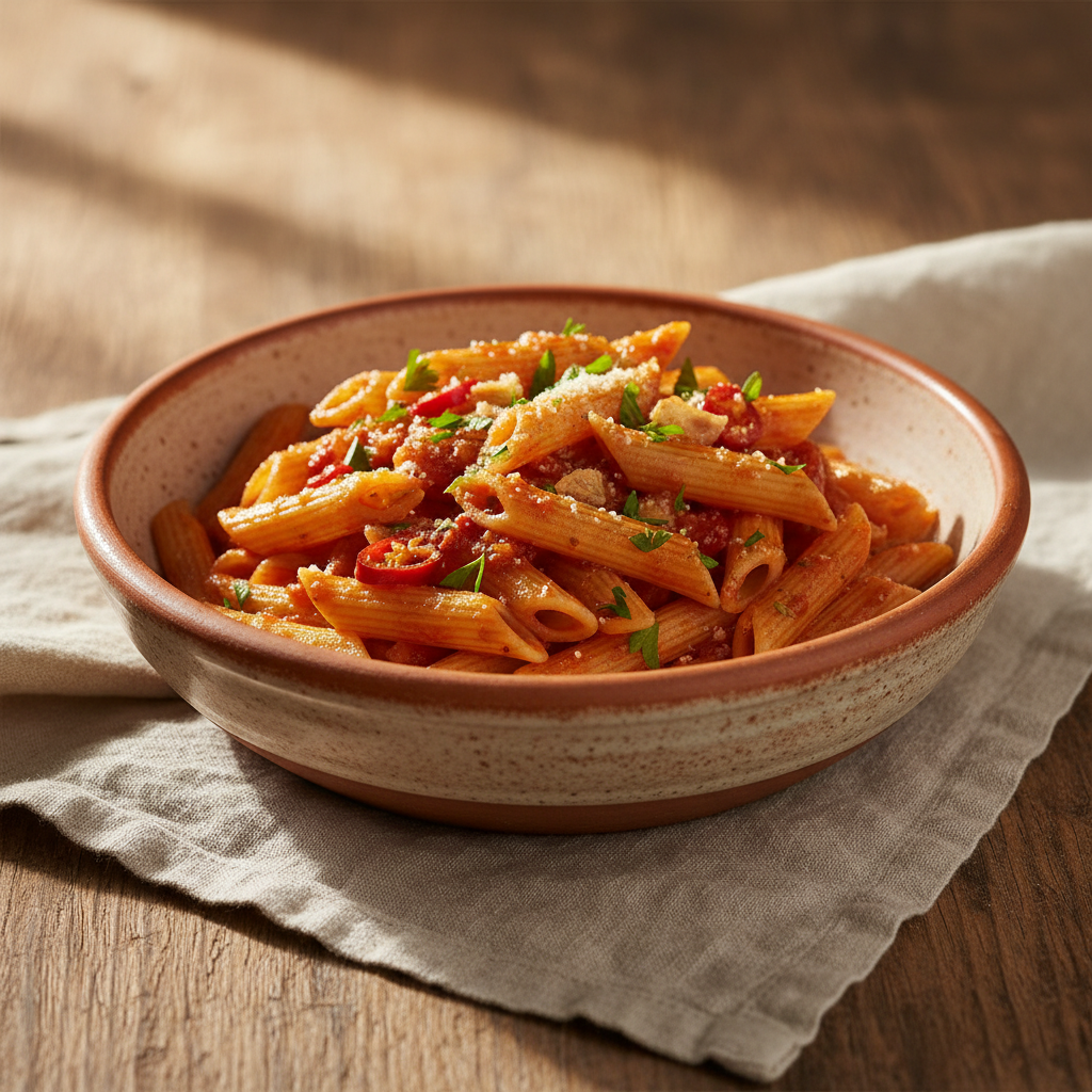 Ảnh món Mì penne sốt cà chua cay