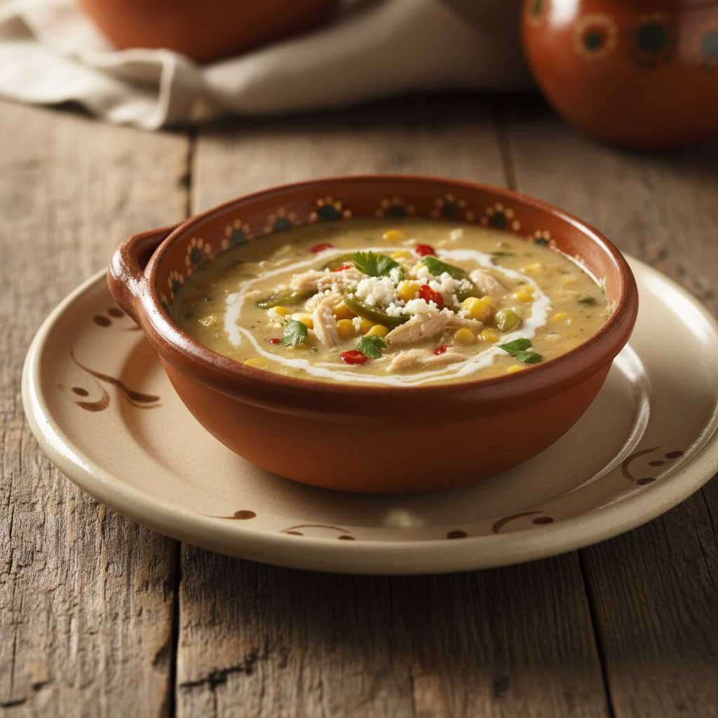 Ảnh món Canh bột ngô bắp ớt Chileatole