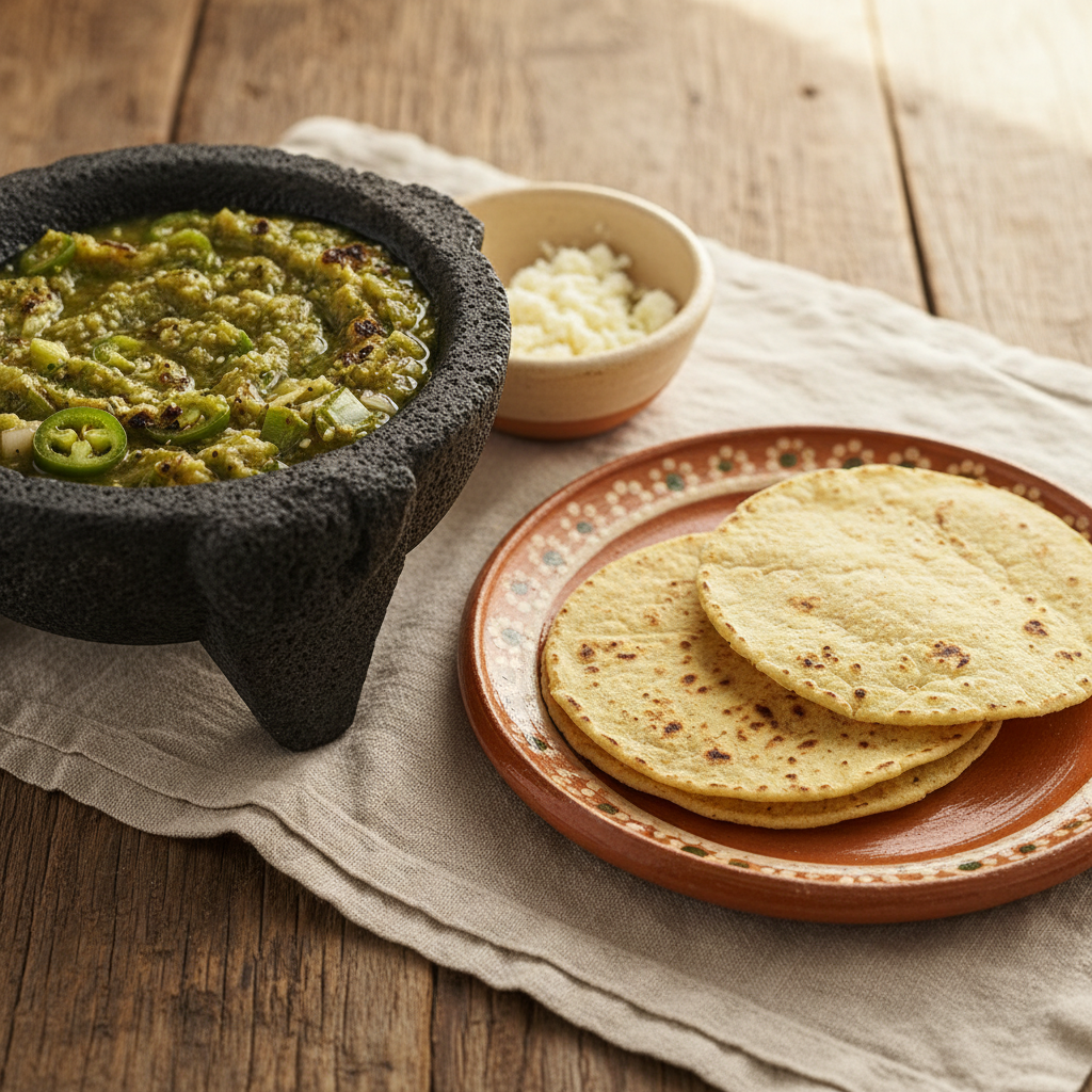 Ảnh món Sốt xanh tomatillo