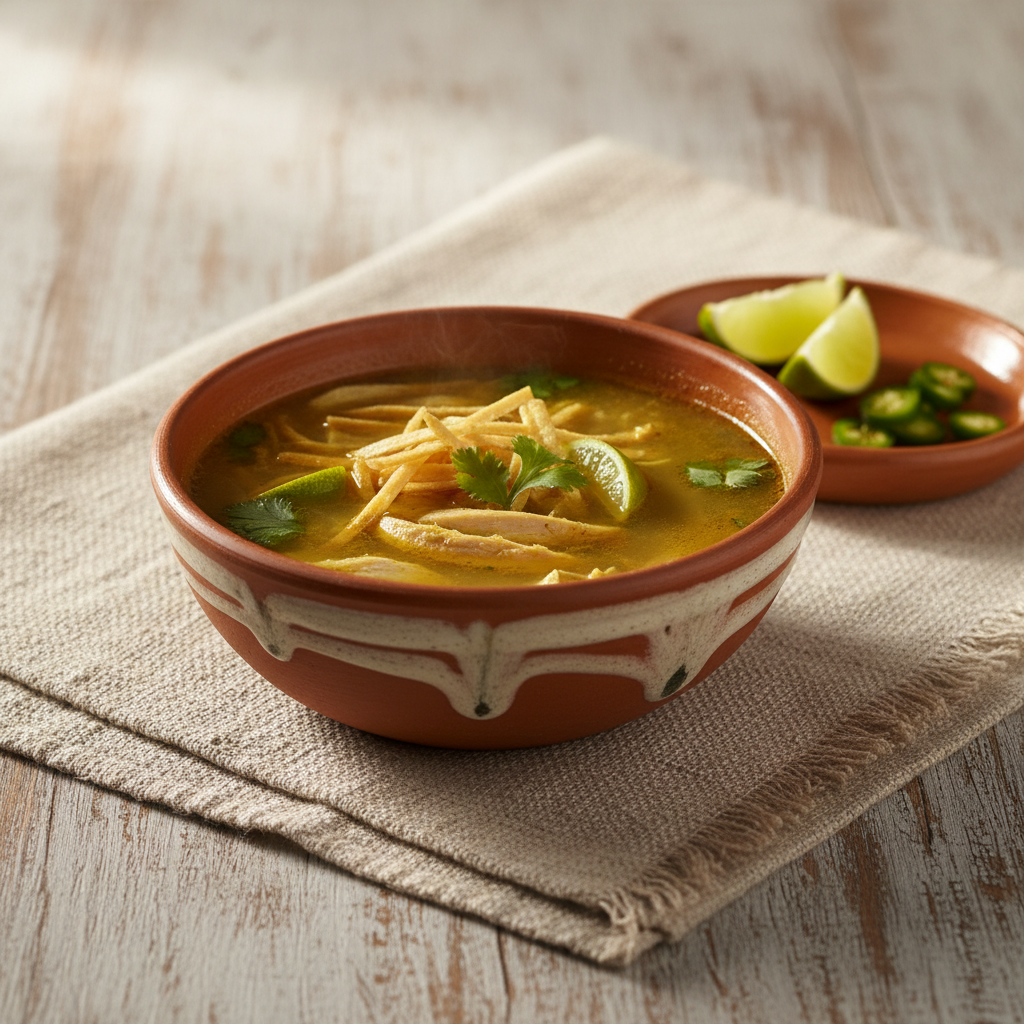 Ảnh món Súp gà chanh Yucatán