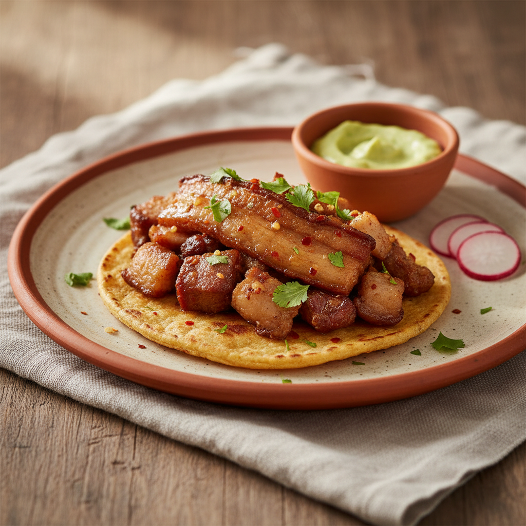 Ảnh món Taco heo om mỡ nhiều phần Carnitas surtidas