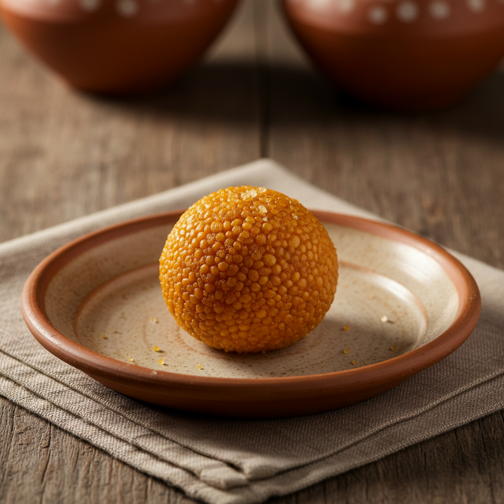 Ảnh món Viên bột hạt nhỏ Motichoor ladoo