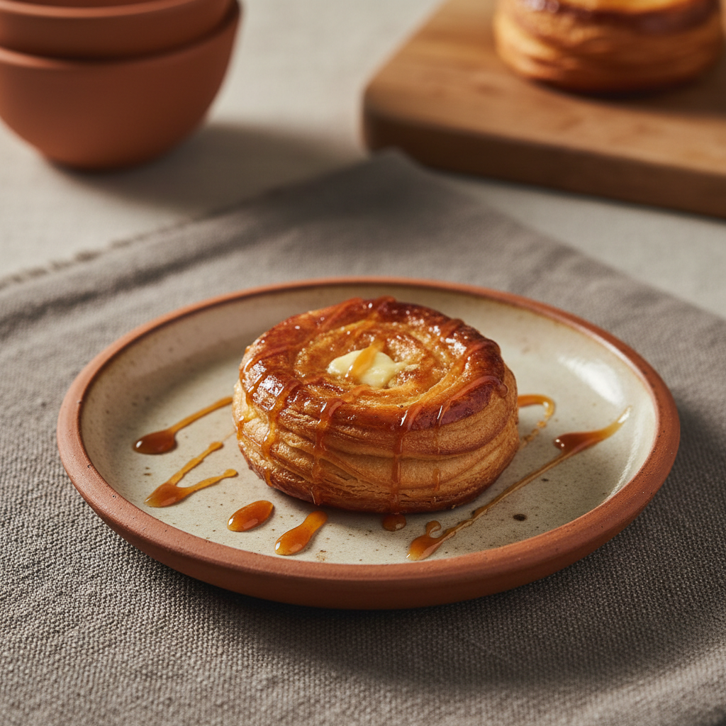 Ảnh món Bánh bơ đường caramel Kouignette