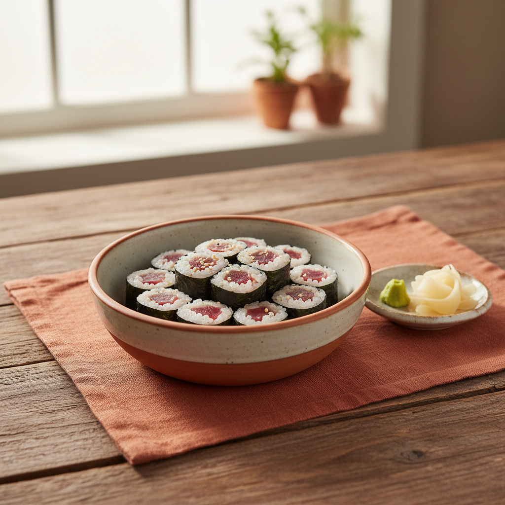 Ảnh món Cuốn sushi nhỏ cá ngừ Tekka maki