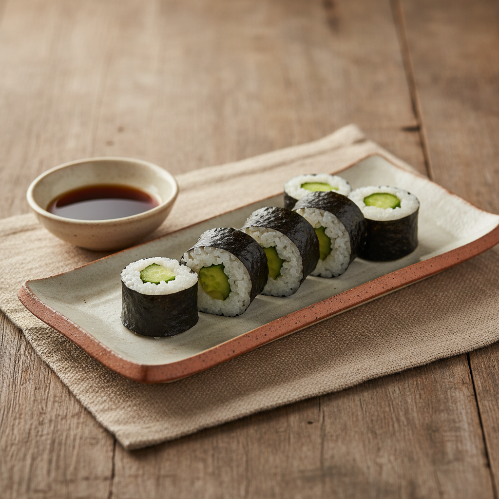 Ảnh món Cuốn sushi nhỏ dưa chuột Kappa maki