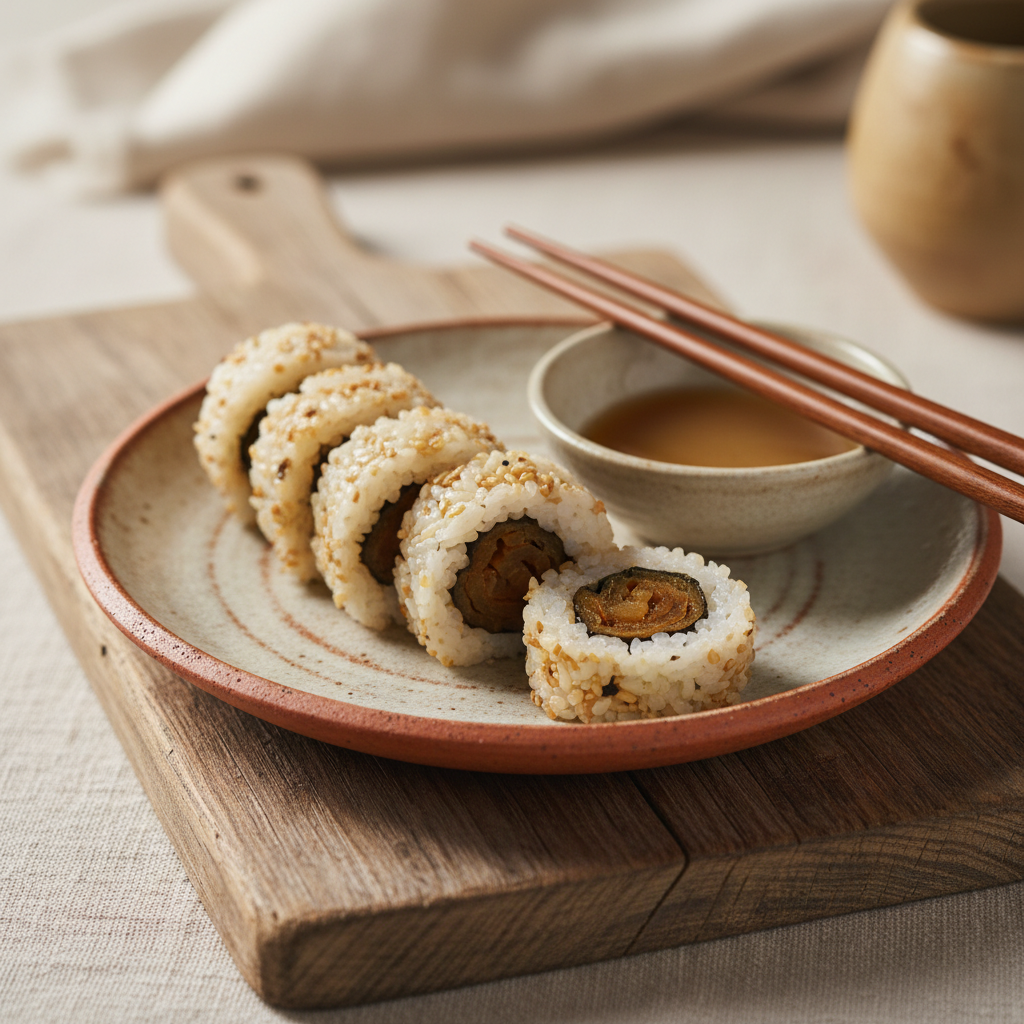 Ảnh món Cuốn sushi nhỏ bí đao khô Kanpyo maki