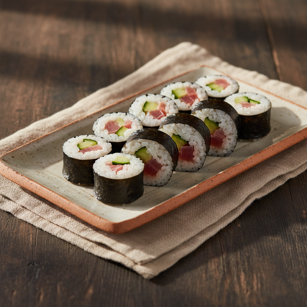Ảnh món Đĩa cuốn sushi nhỏ ba loại Hosomaki