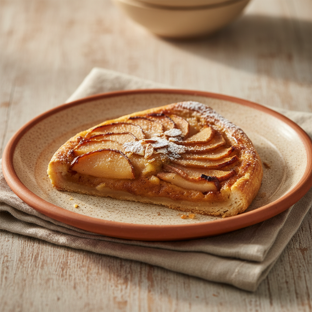 Ảnh món Bánh tart lê kem hạnh nhân Bourdaloue