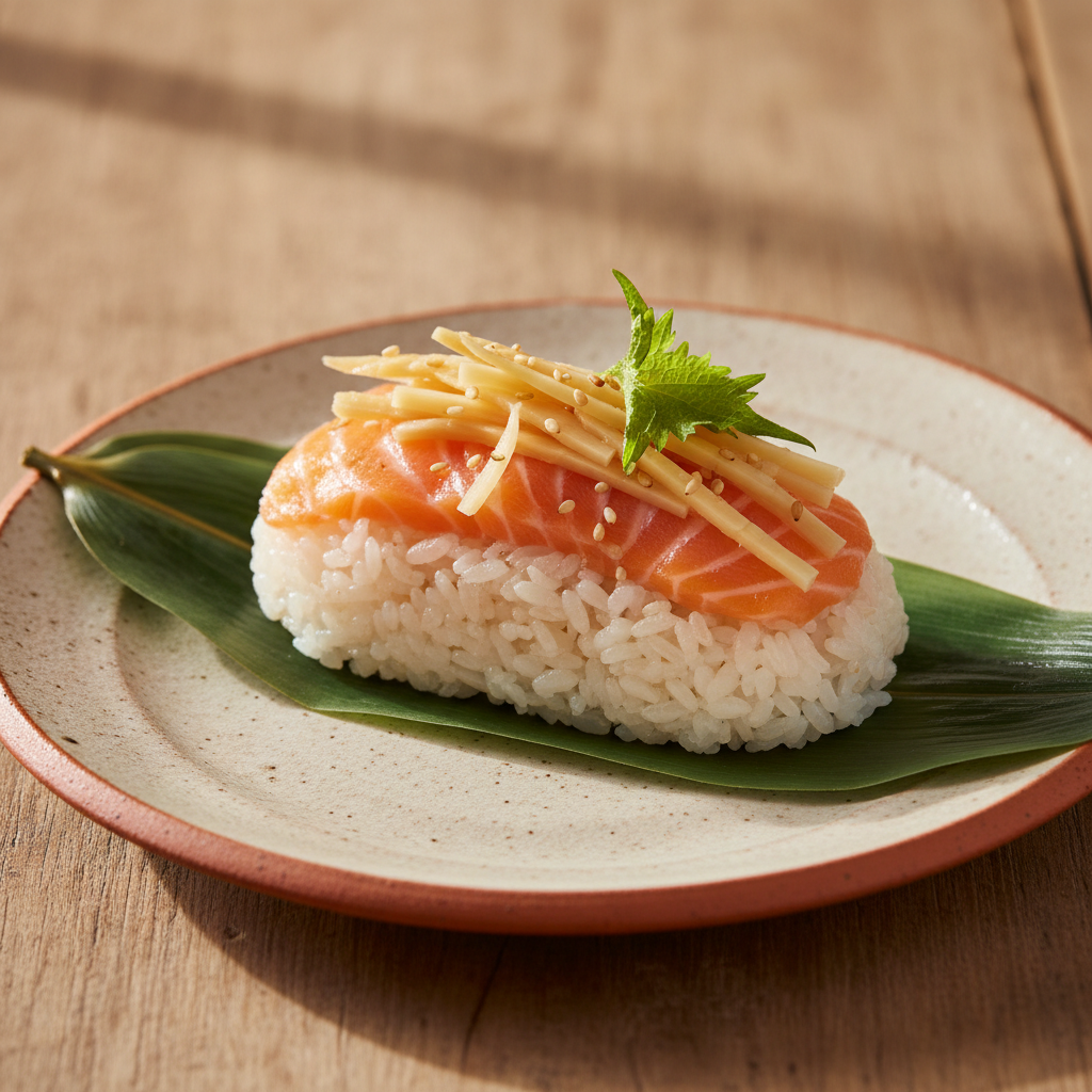 Ảnh món Sushi ép lá tre Sasazushi