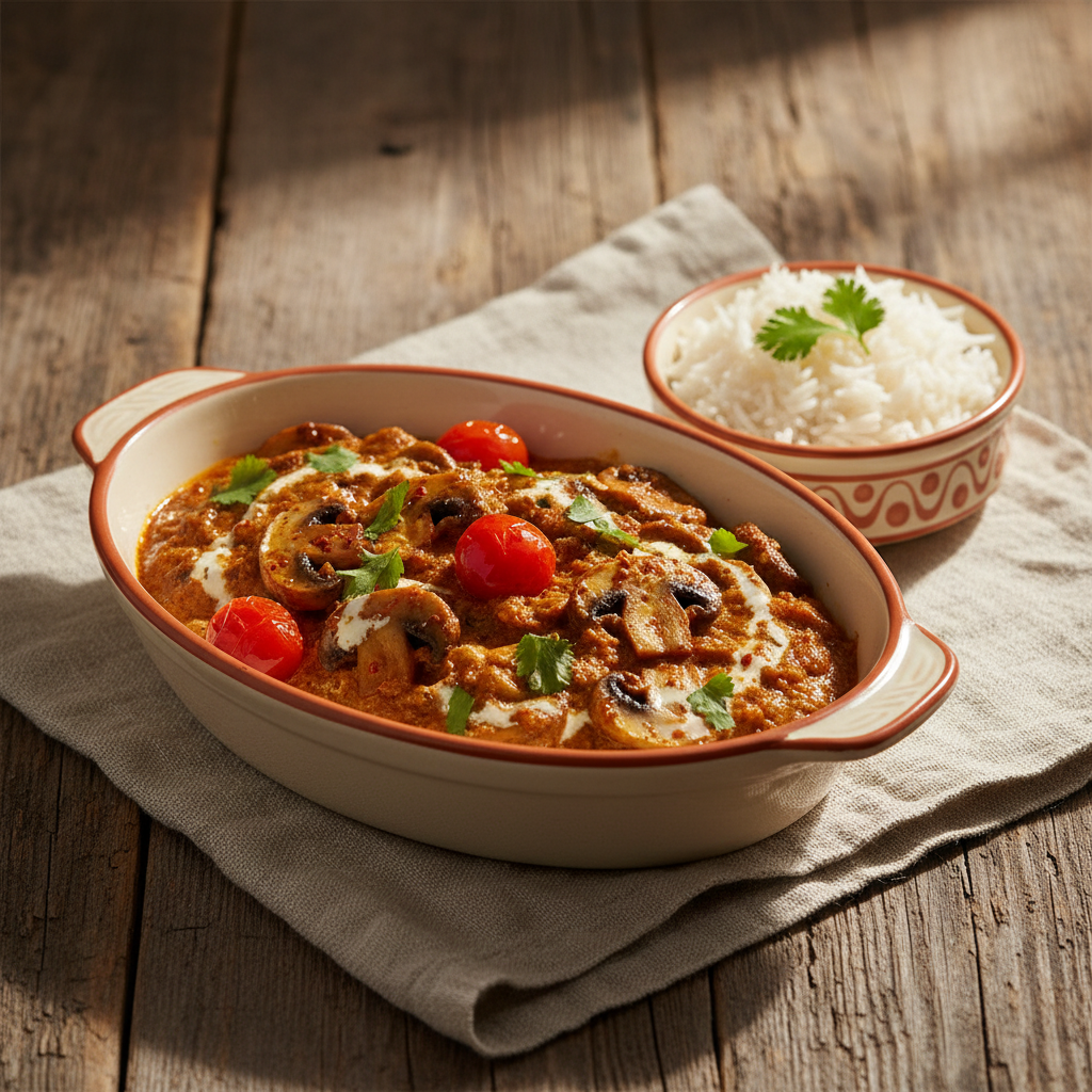 Ảnh món Nấm xào masala kem