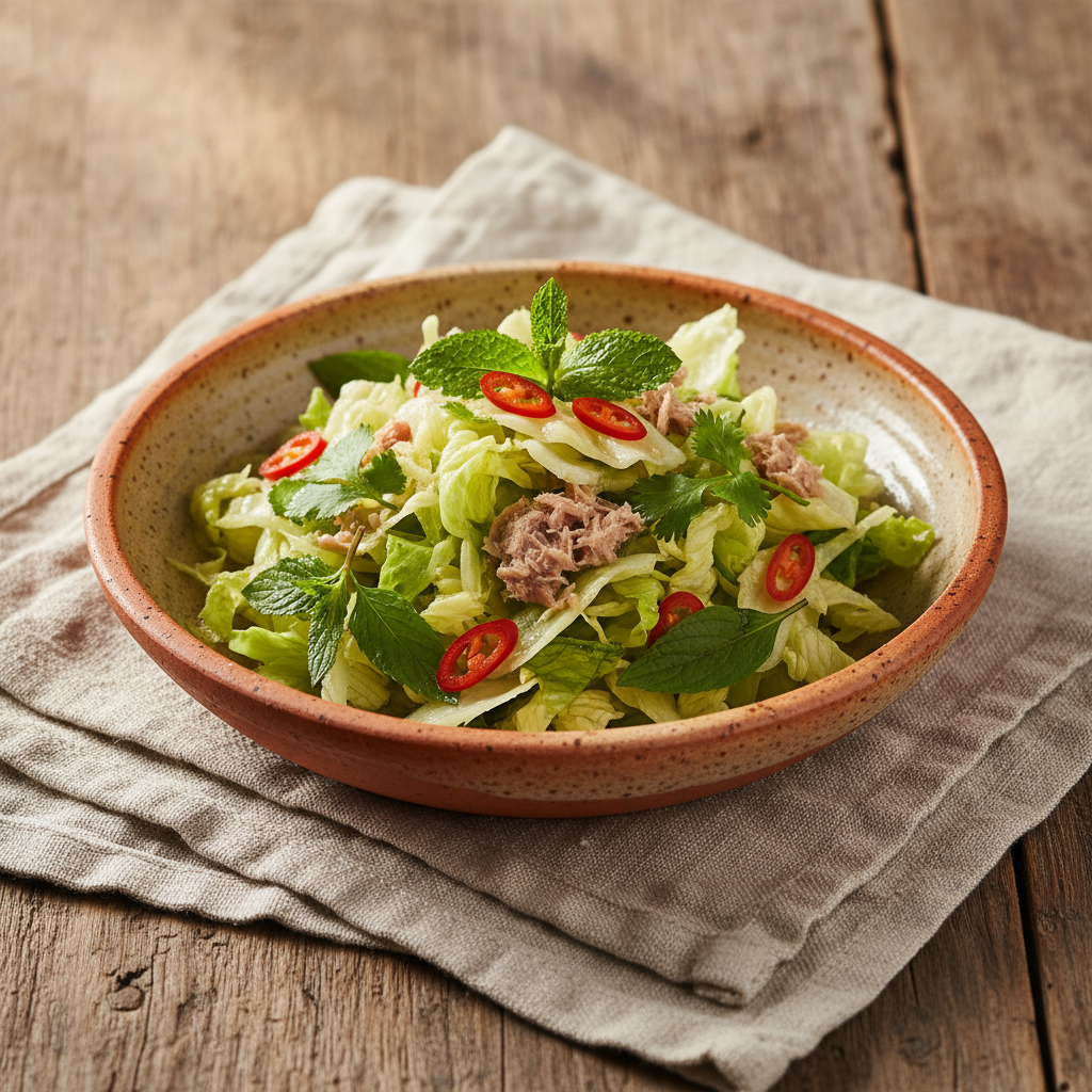 Ảnh món Salad cá ngừ rau thơm