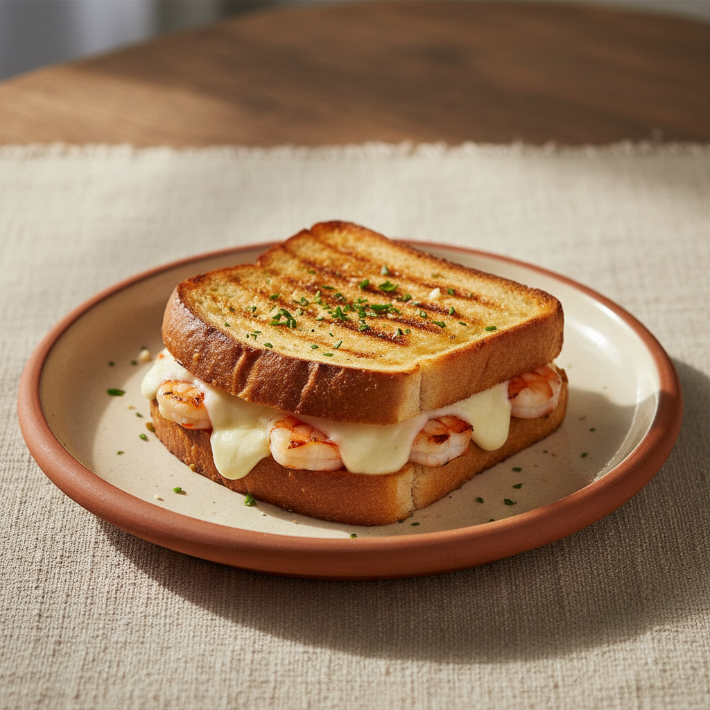 Ảnh món Sandwich nướng tôm phô mai