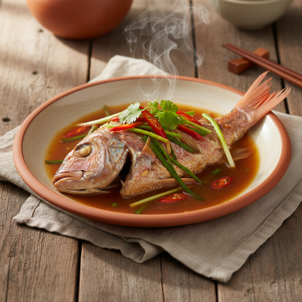 Ảnh món Cá hấp nước tương