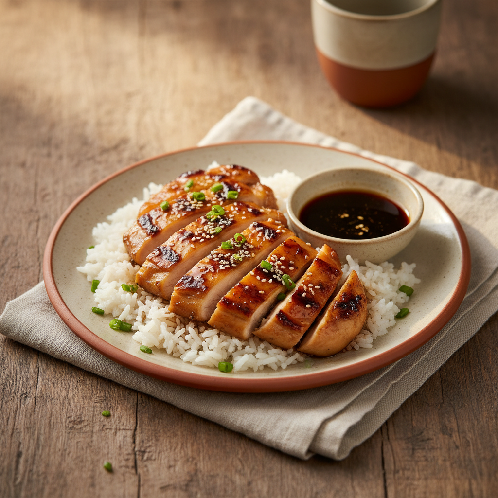 Ảnh món Gà nướng xốt teriyaki
