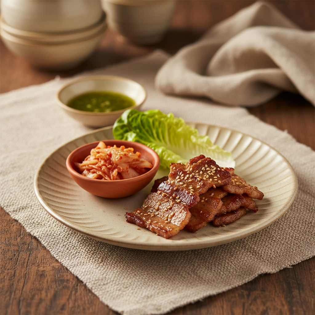 Ảnh món Ba chỉ nướng kiểu Hàn Quốc