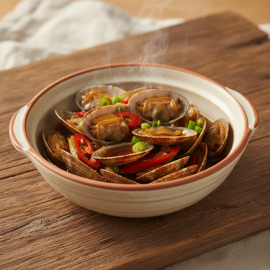 Ảnh món Nghêu kho nước tương