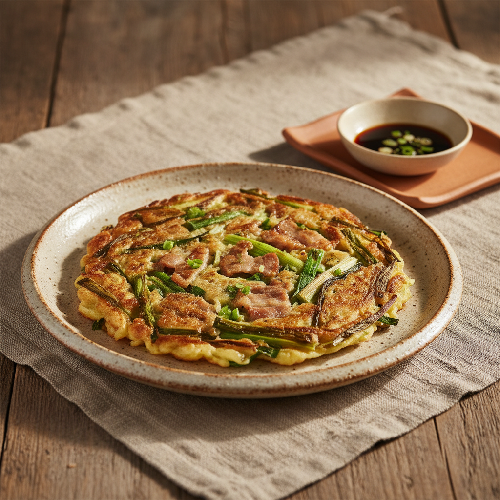 Ảnh món Bánh hành lá áp chảo Negiyaki