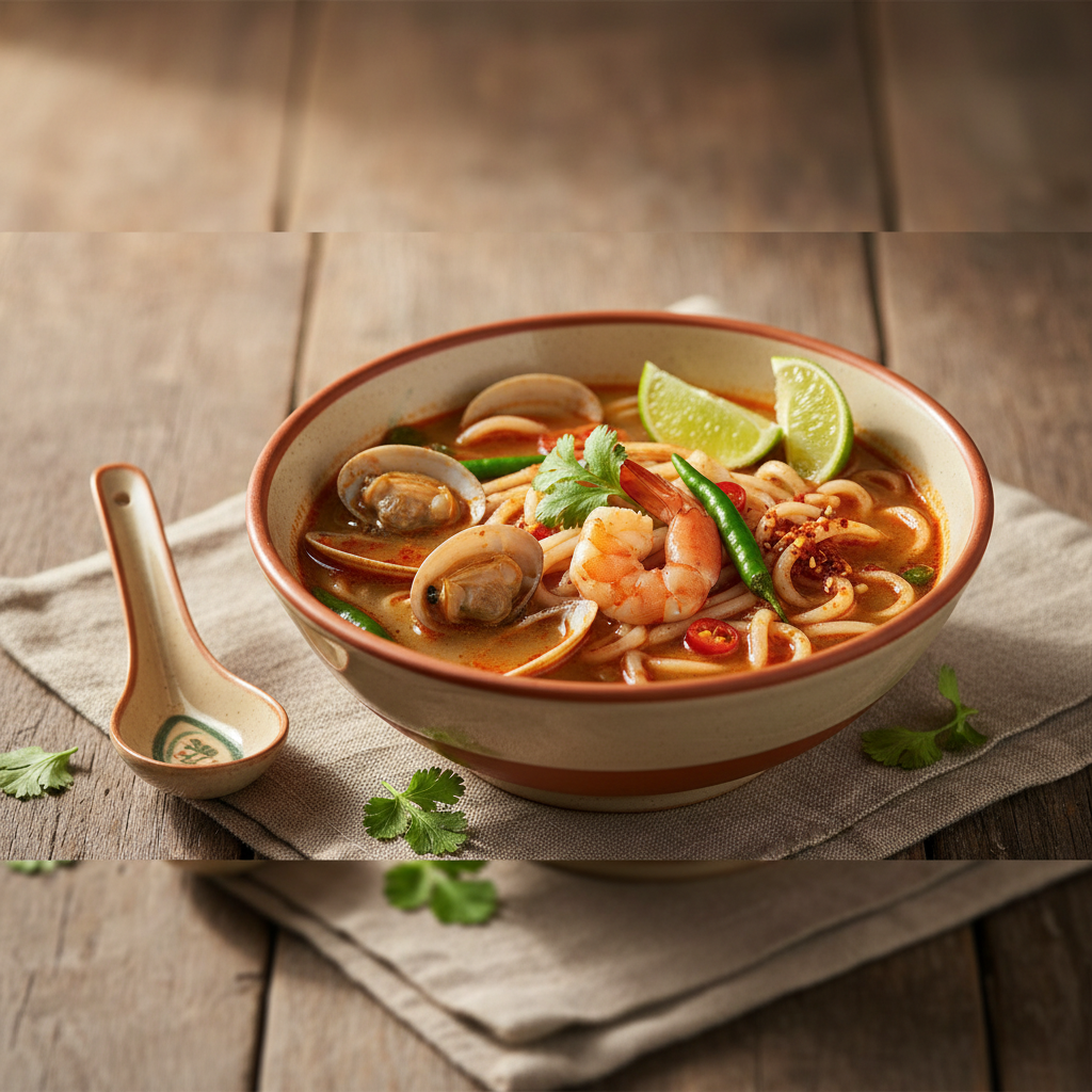 Ảnh món Lẩu chua cay hải sản Tom yum talay