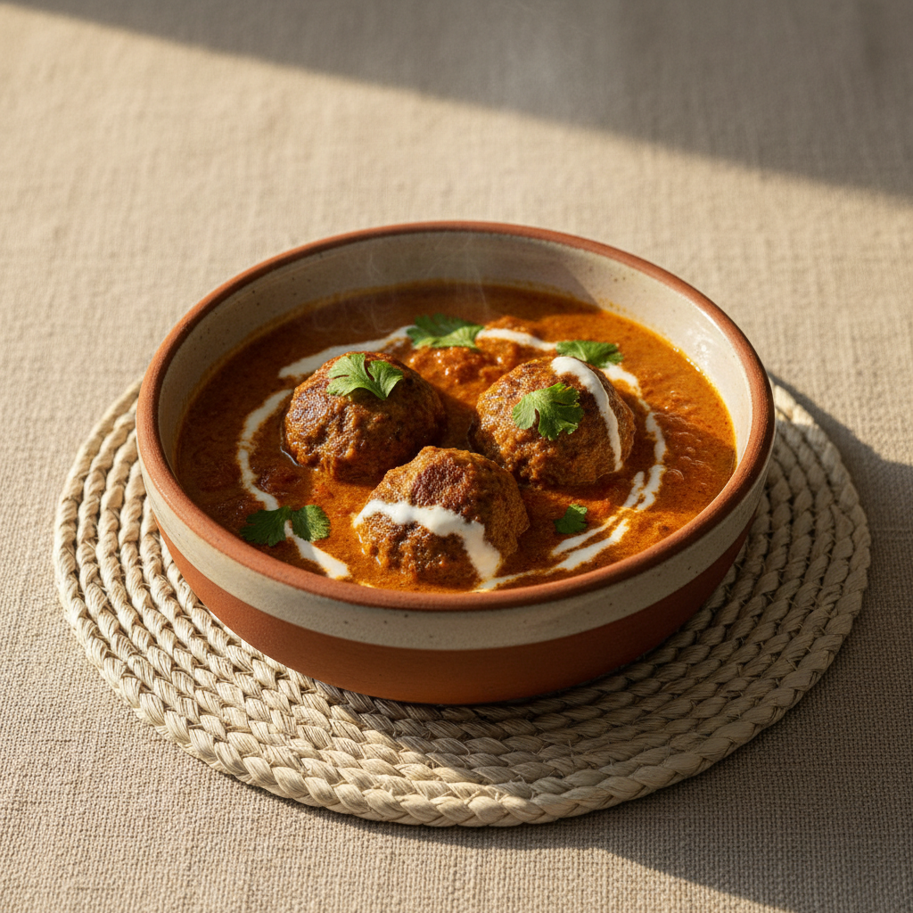 Ảnh món Viên thịt cà ri Kofta curry