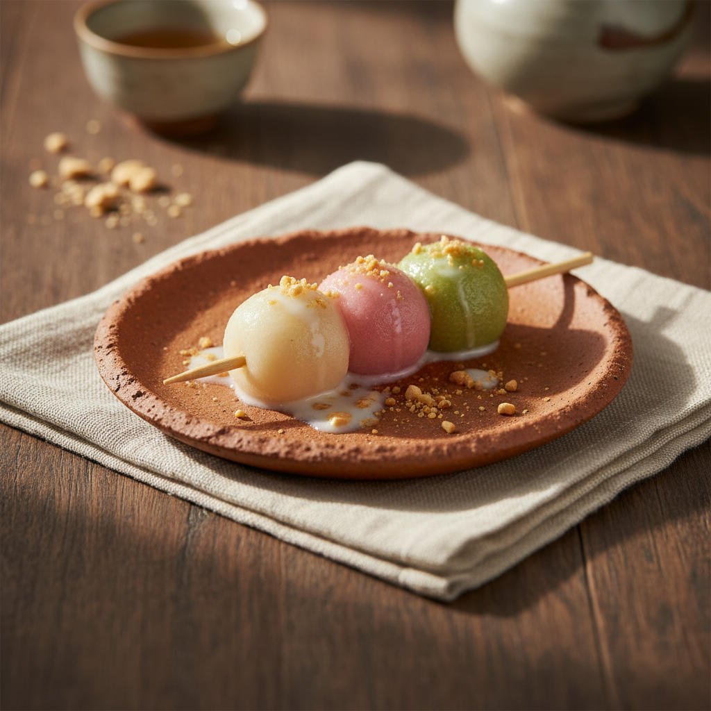 Ảnh món Bánh nếp ba màu Hanami dango