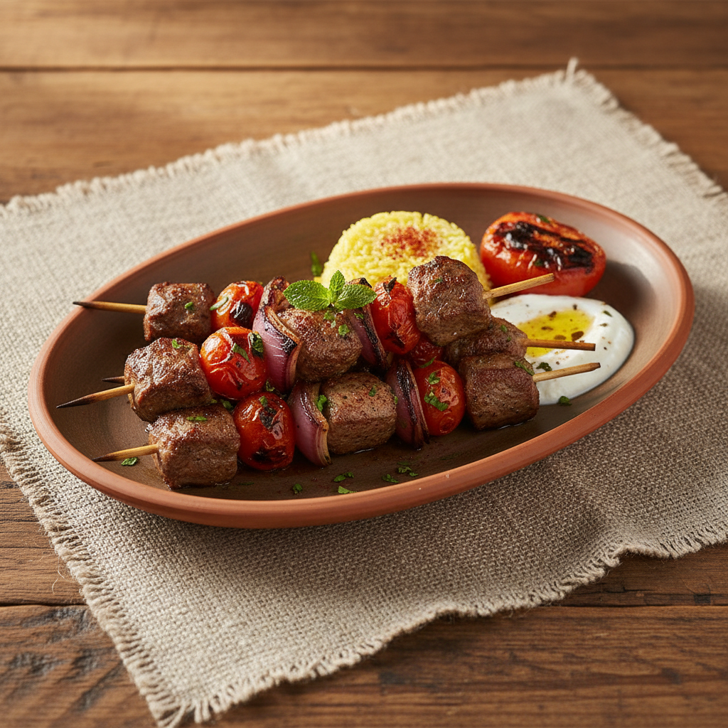 Ảnh món Sườn cừu nướng xiên Shishlik Shiraz