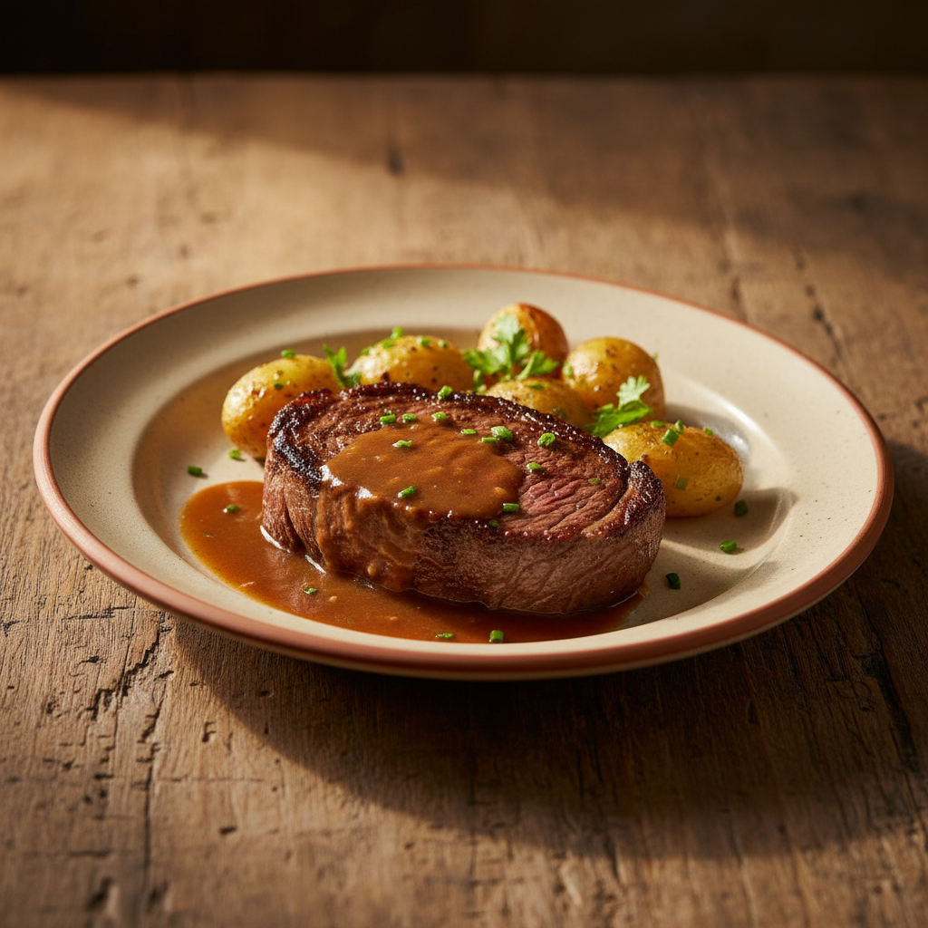Ảnh món Bò thăn nướng xốt Chateaubriand