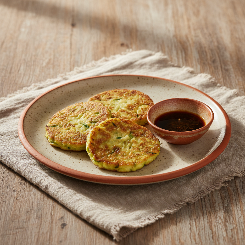 Ảnh món Bí ngòi áp chảo Hobak jeon