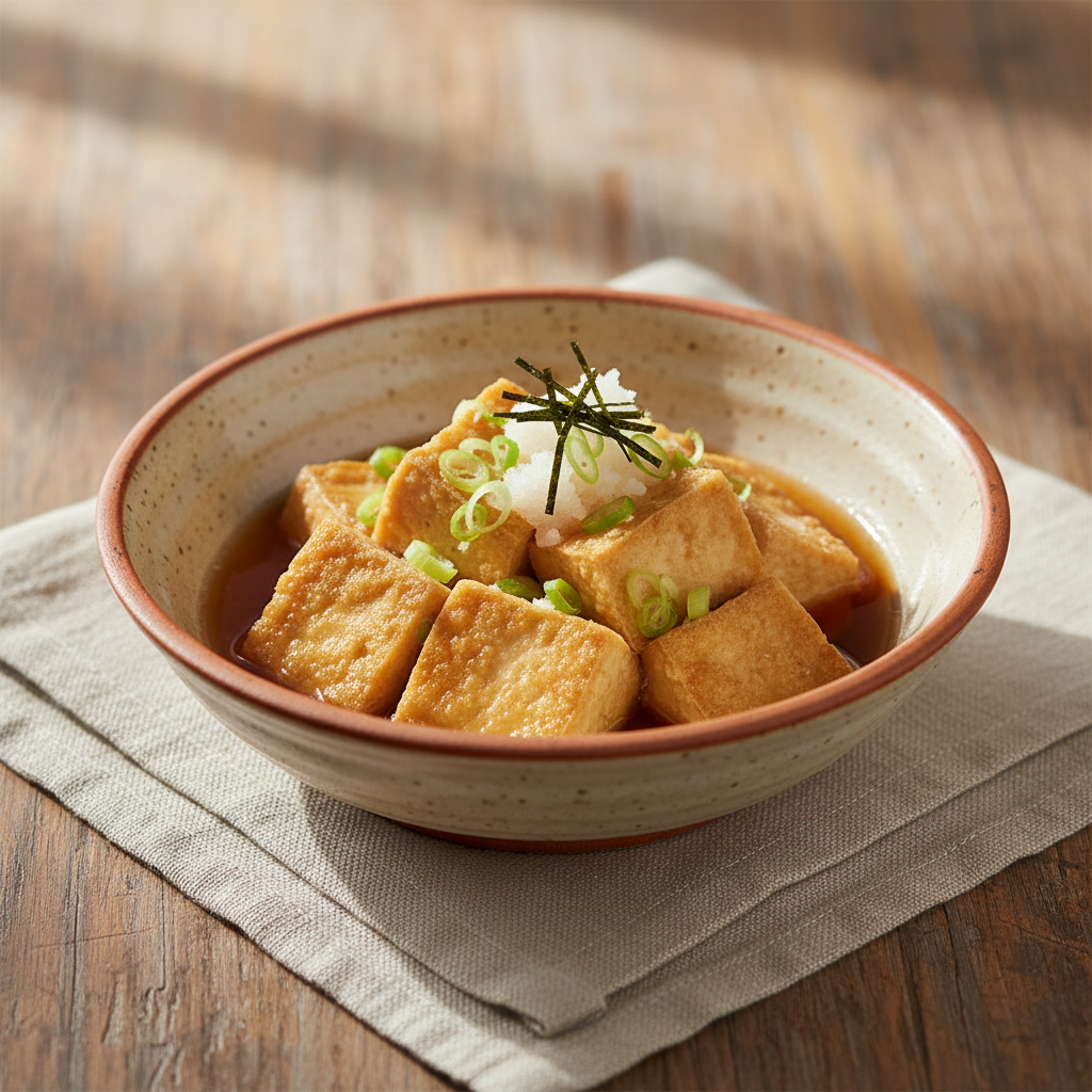 Ảnh món Đậu phụ chiên xốt dashi Agedashi