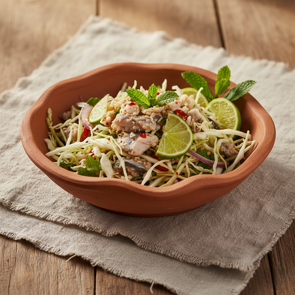 Ảnh món Gỏi cá băm kiểu Isan Larb pla