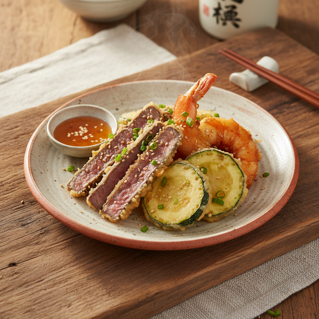 Ảnh món Hải sản thịt áp bàn nóng Teppanyaki