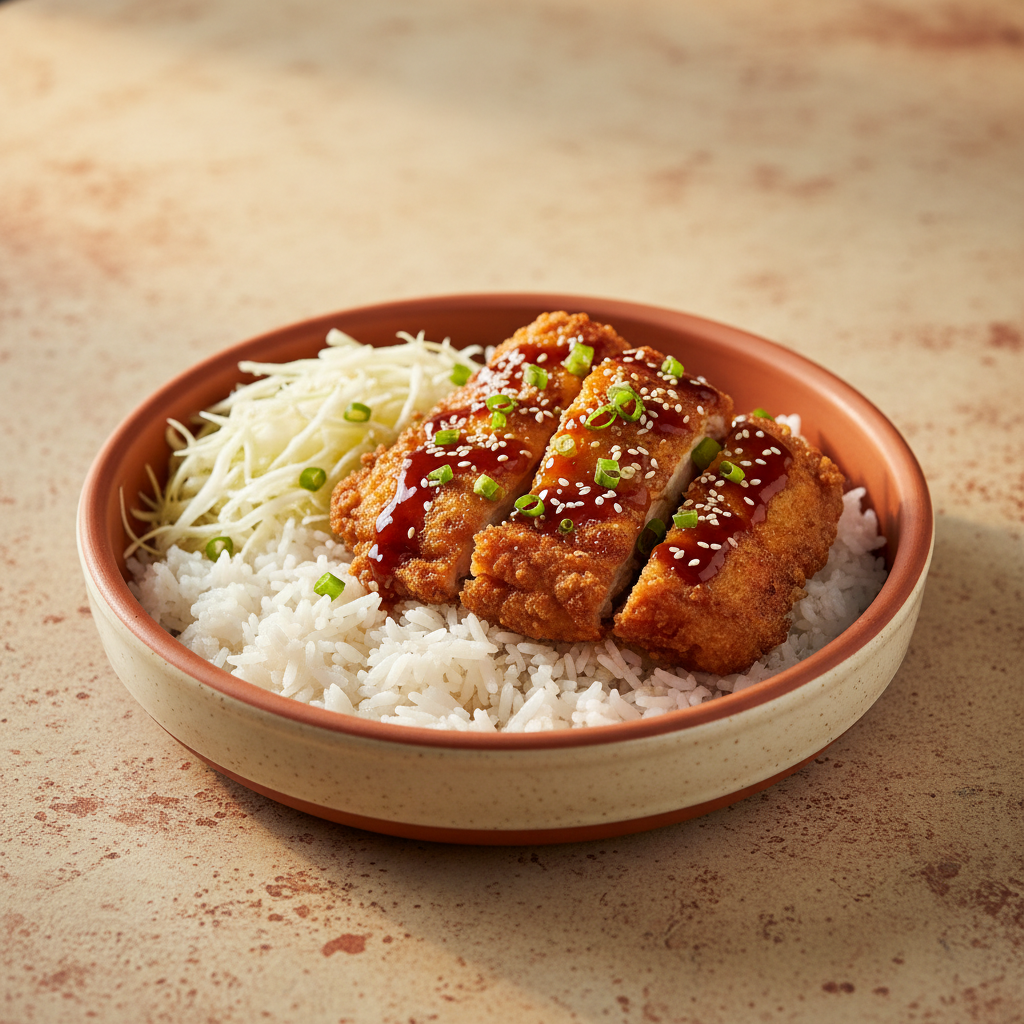 Ảnh món Gà áp chảo xốt teriyaki cơm bát