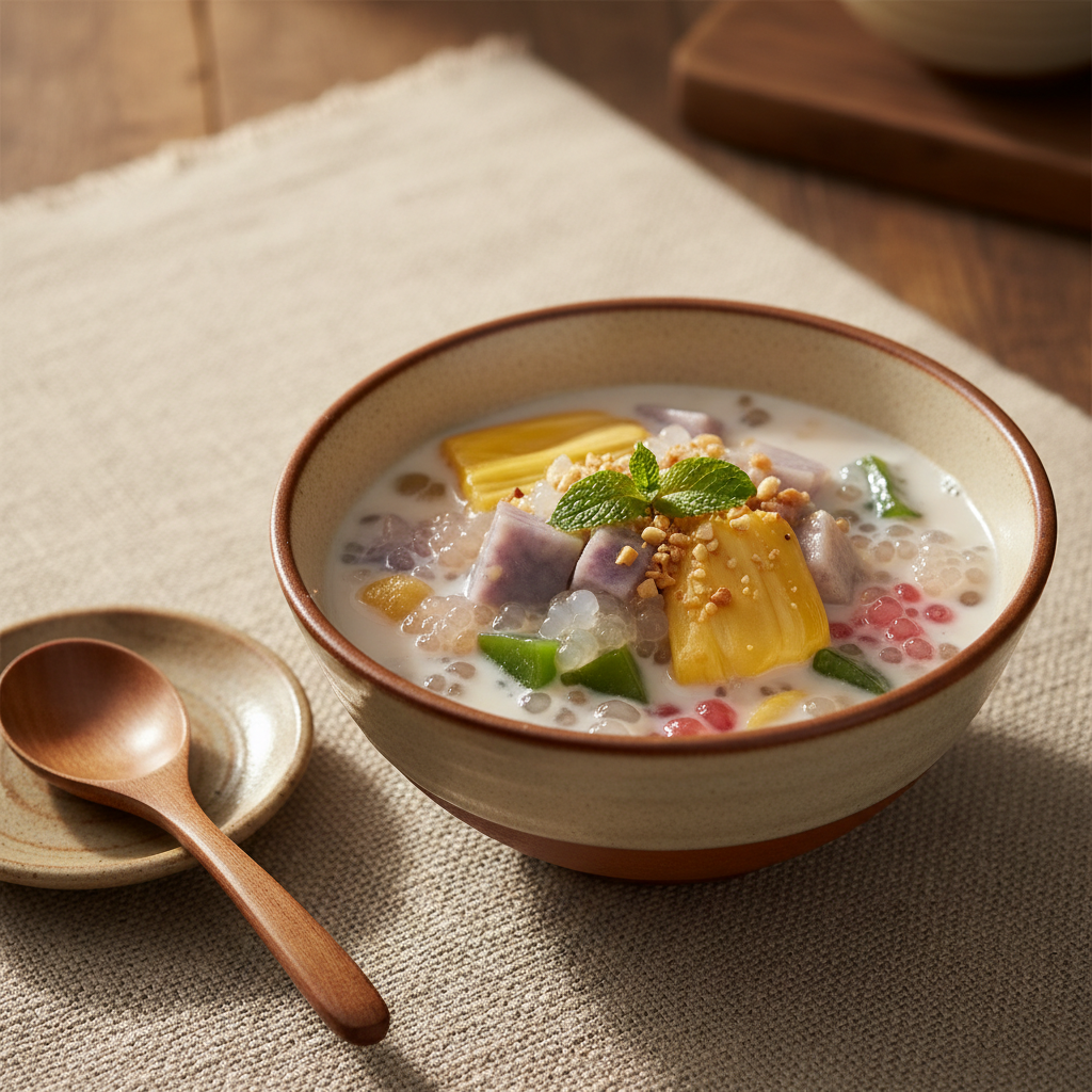 Ảnh món Chè thập cẩm nước cốt dừa Ruam mit