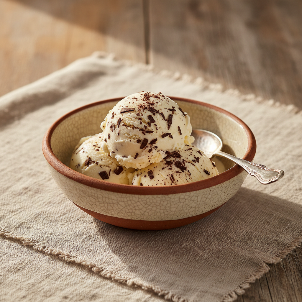 Ảnh món Kem vani vụn sô cô la Stracciatella